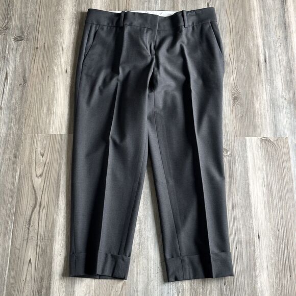 Ann Taylor Rayon Wool Blend Cuffed Ankle Pants Size 6P - Picture 1 of 9